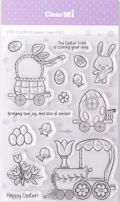 Sello Easter train eng - ClearMi