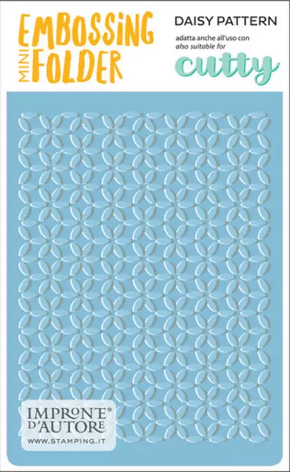  Mini Embossing Folder - Daisy Pattern