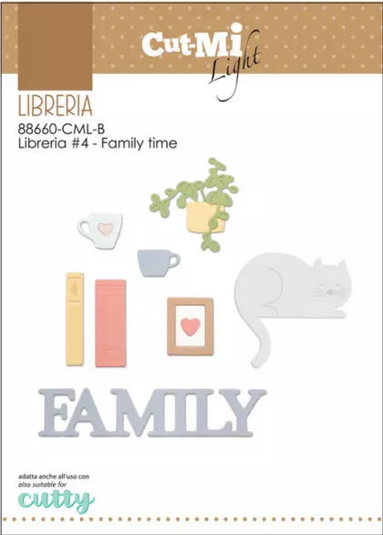 Troquel Libreria #4 Family Time - Cut Mi