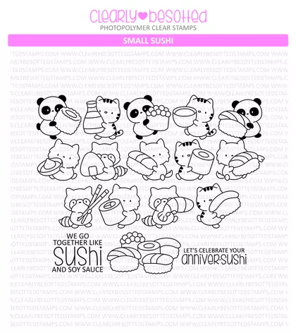 Clearly Besortted - Small Sushi