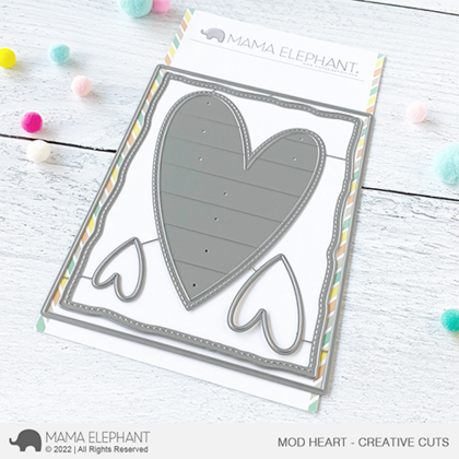 Troquel Mama Elephant - Mod heart - creative cuts