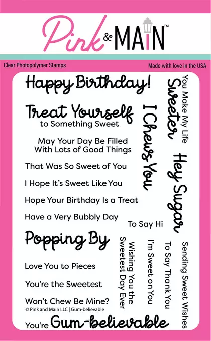 Set de sellos - Gum-believable