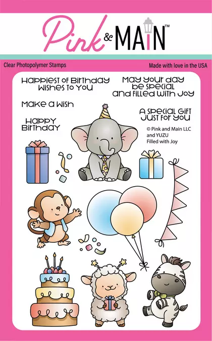 Set de sellos - Filled with joy