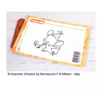 Sello de goma Topolino Festa - ClearMi