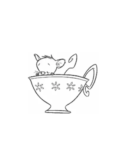 Sello de goma teacup - ClearMi