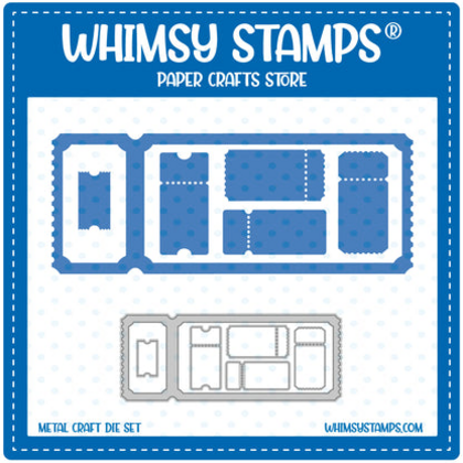 Troquel Whismy Stamps - Terrific Slim Tickets Windows