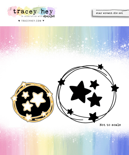 Set de troqueles Tracey Hey - Star Wreath