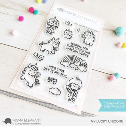 Sellos Mama Elephant - My lucky unicorn