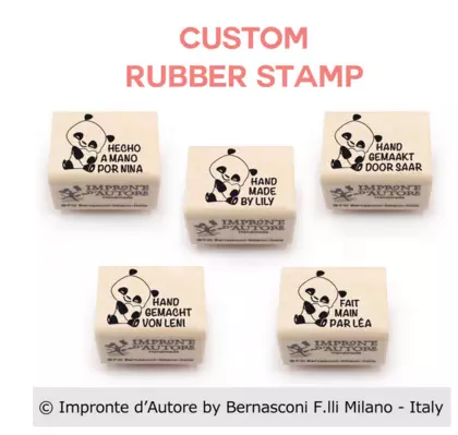 Panda - Sello de goma personalizado