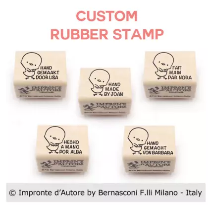 Pollito - Sello de goma personalizado