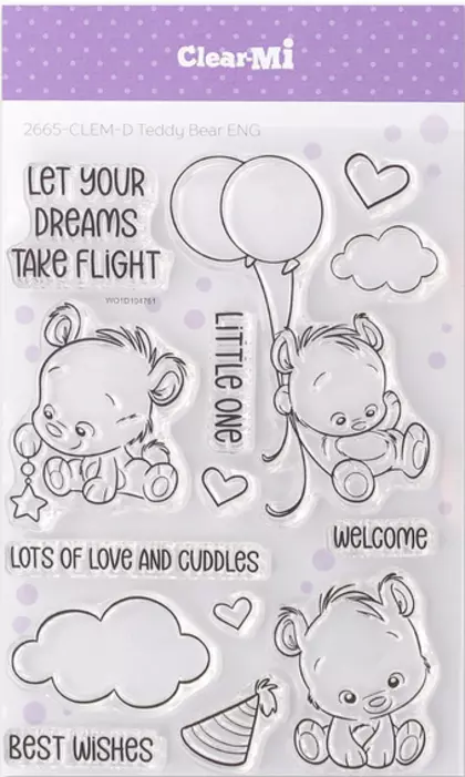Sello Teddy Bear ENG - ClearMi