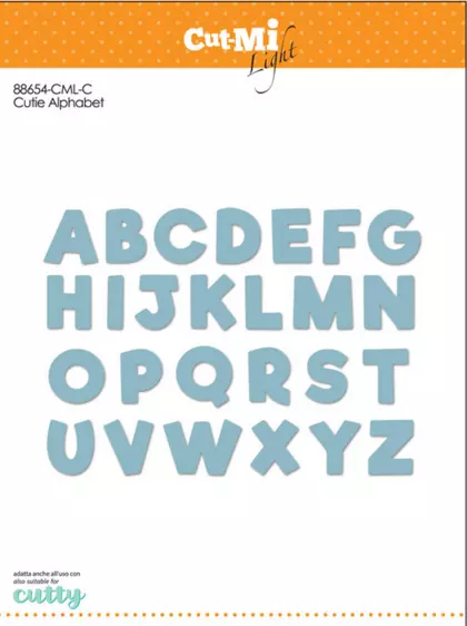 Troquel Cutie alphabet - Cut Mi