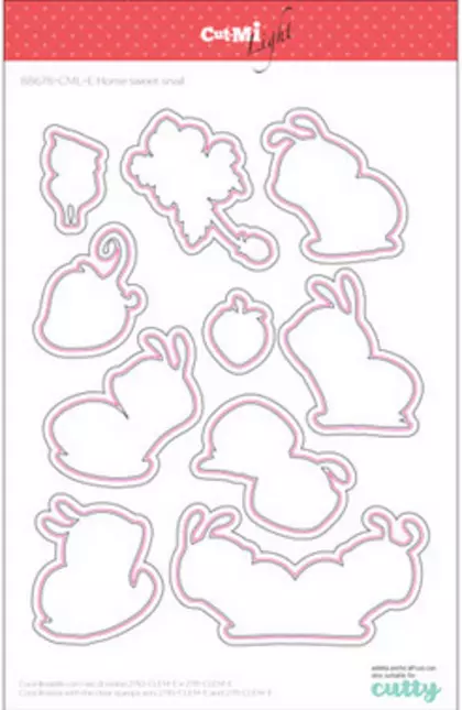 Troquel Home sweet snail 