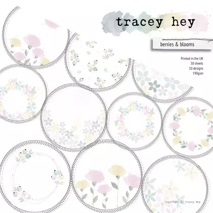 Set de papeles Tracey Hey - Berries & Blooms 