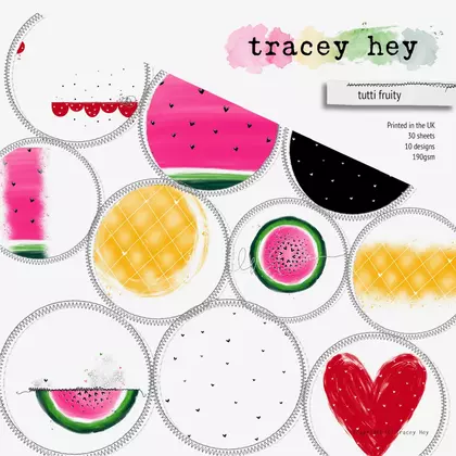 Set de papeles Tracey Hey - Tutti Fruity 