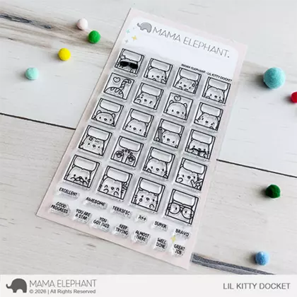 Sellos Mama Elephant - Lil kitty docket