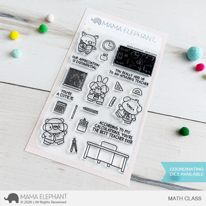Sellos Mama Elephant - Math class