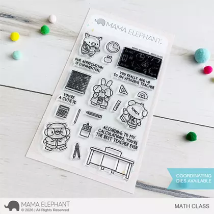 Sellos Mama Elephant - Math class