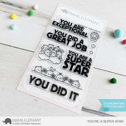 Sellos Mama Elephant - You're a superstar