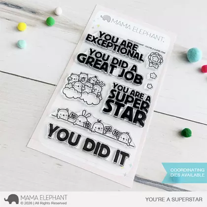 Sellos Mama Elephant - You're a superstar
