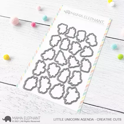 Troquel Mama Elephant - Little unicorn agenda