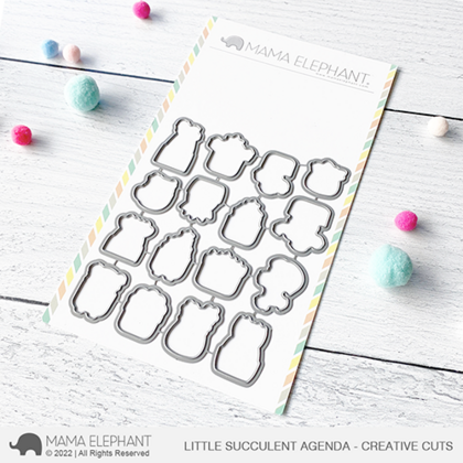 Troquel Mama Elephant - Little succulent agenda