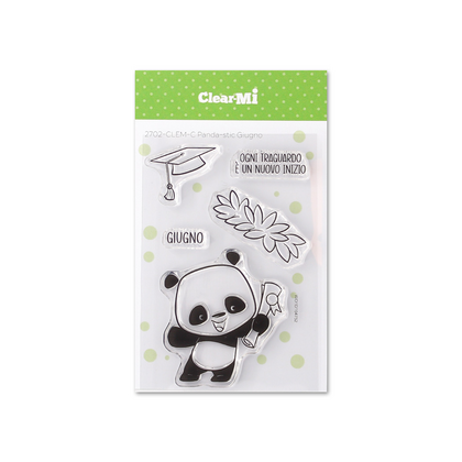 Sello Impronte d'Autore - Panda-stic Giugno ClearMi