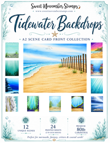 Frentes de tarjeta A2 - Tidewater Backdrops
